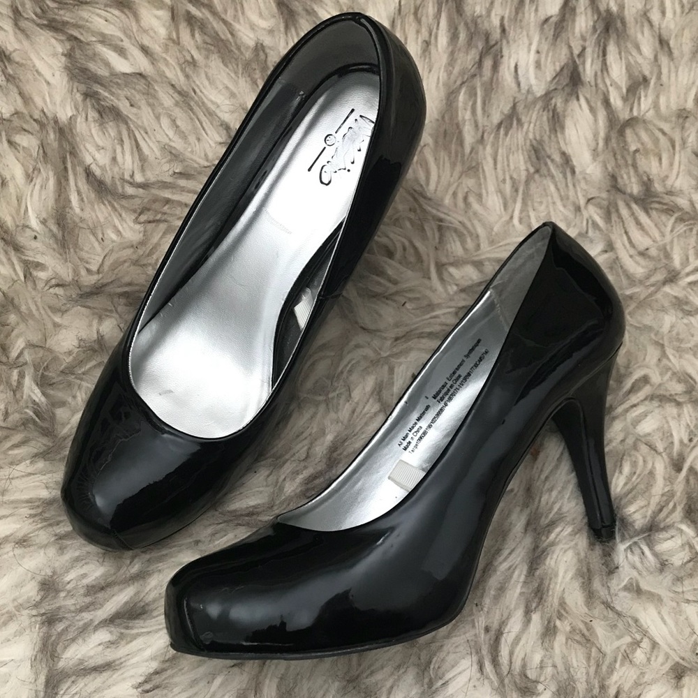 Black high heels
